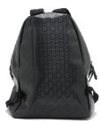 Pre-Loved GG Imprime Backpack Monogram Coated Canvas with Silver Hardware, Black