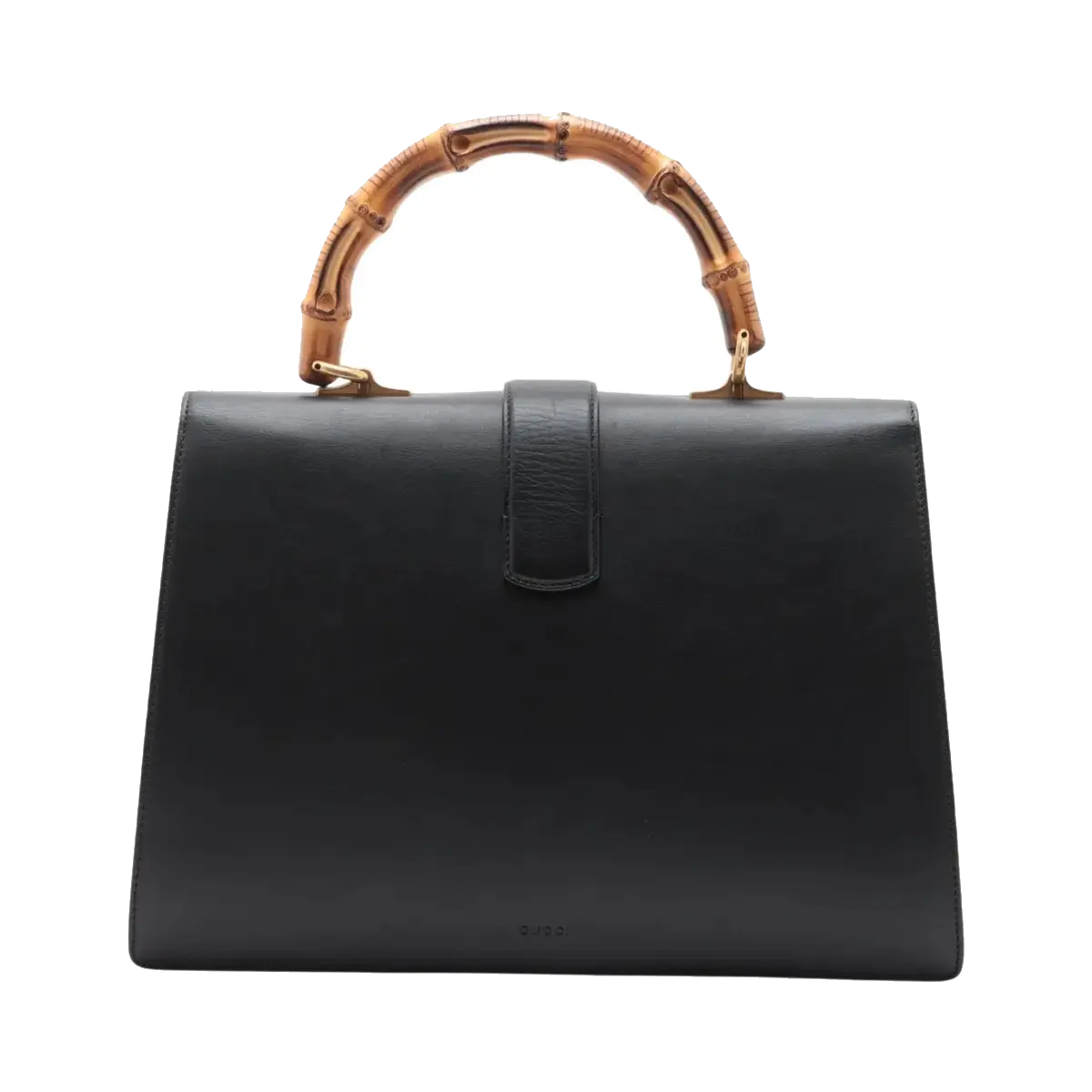 Pre-Loved Dionysus Bamboo Top Handle Handbag Leather Medium with Aged Gold Hardware, Black, Green, Red