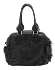 Pre-Loved Paddington Handbag Leather with Aged Gold Hardware, Black