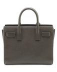 Pre-Loved Sac de Jour Tote Leather Nano with Gold Hardware, Grey
