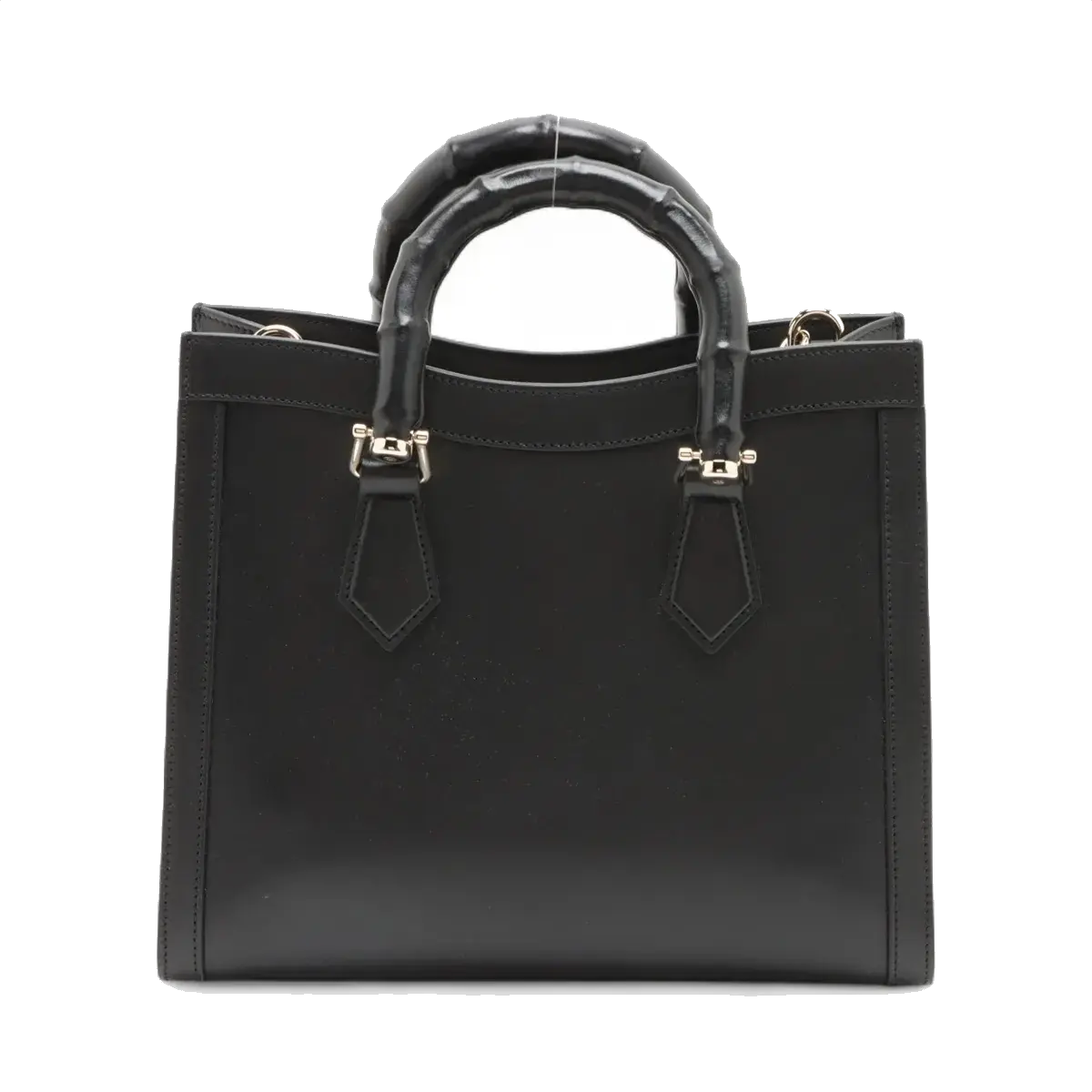 Pre-Loved Diana Tote Leather Small with Gold Hardware, Black