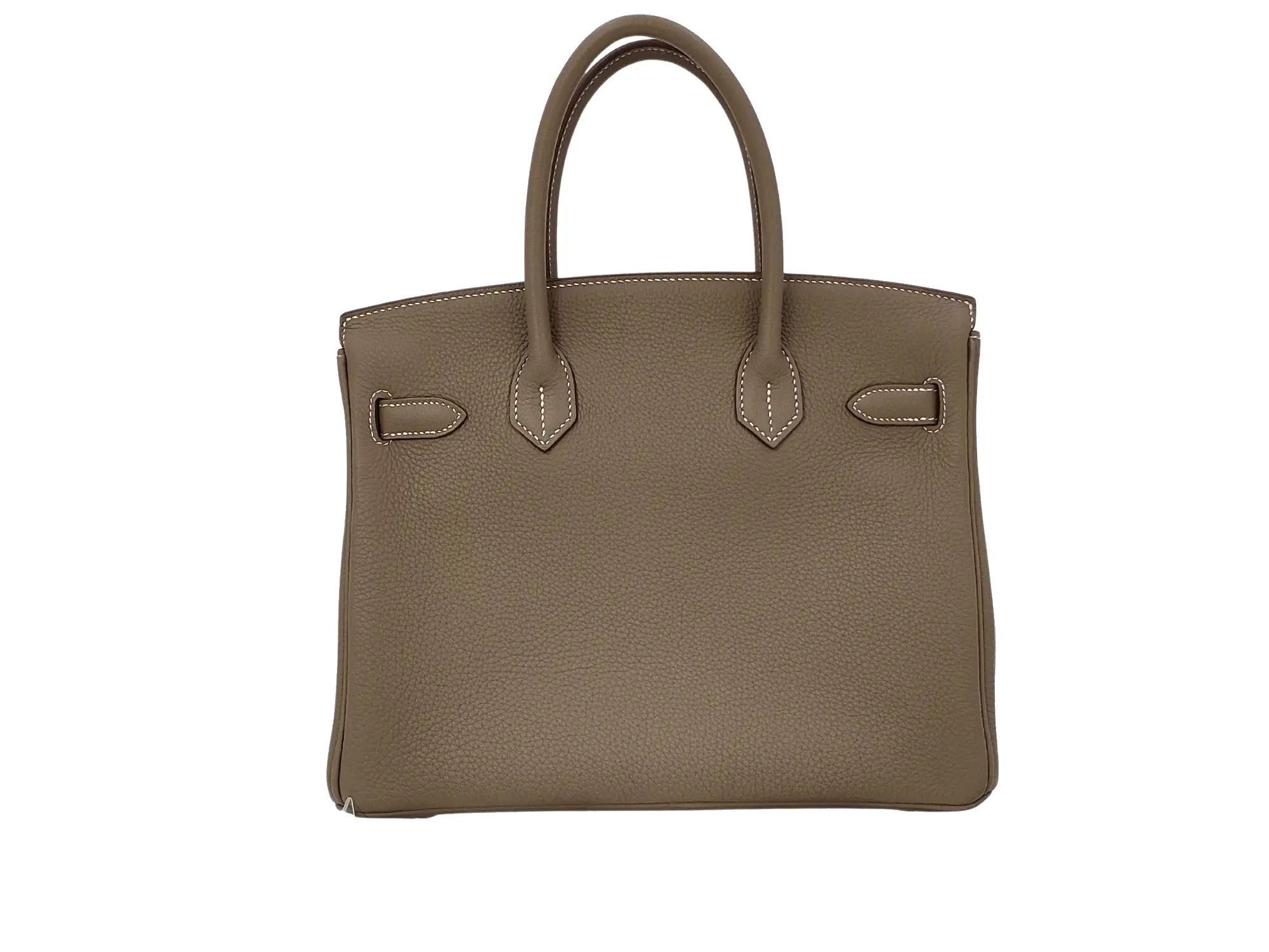 Pre-Loved Birkin Handbag Leather 30 with Gold Hardware, Etoupe