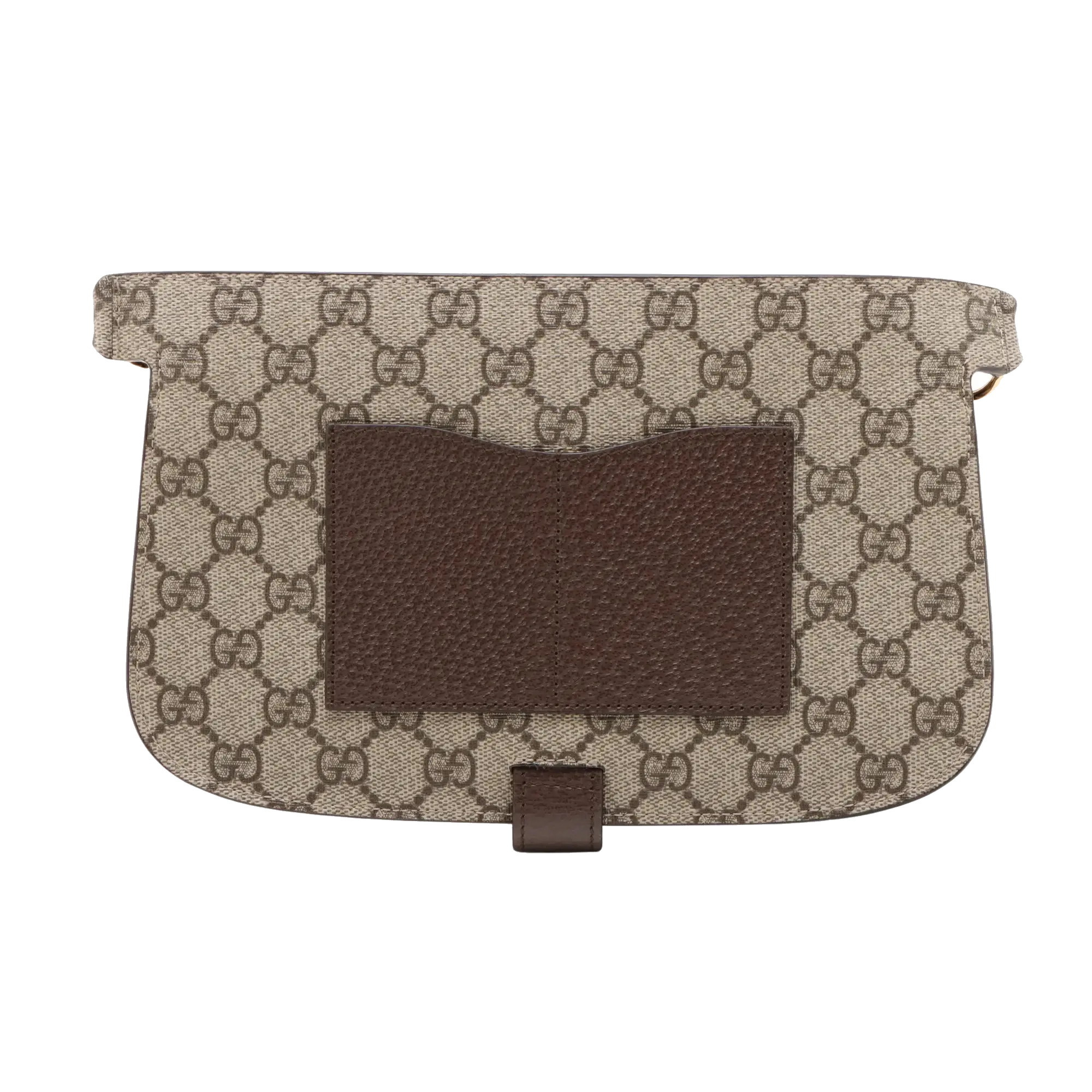 Pre-Loved Blondie Shoulder Bag Monogram Coated Canvas with Gold Hardware, Beige Ebony