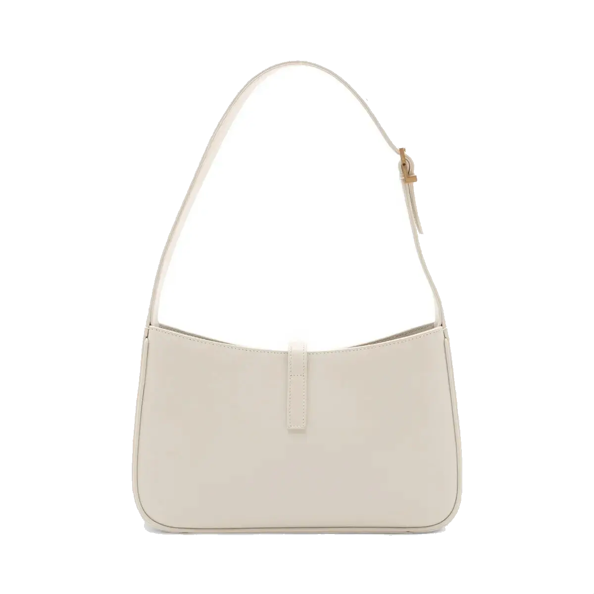 Pre-Loved Le 5 à 7 Shoulder Bag Leather with Gold Hardware, Cream