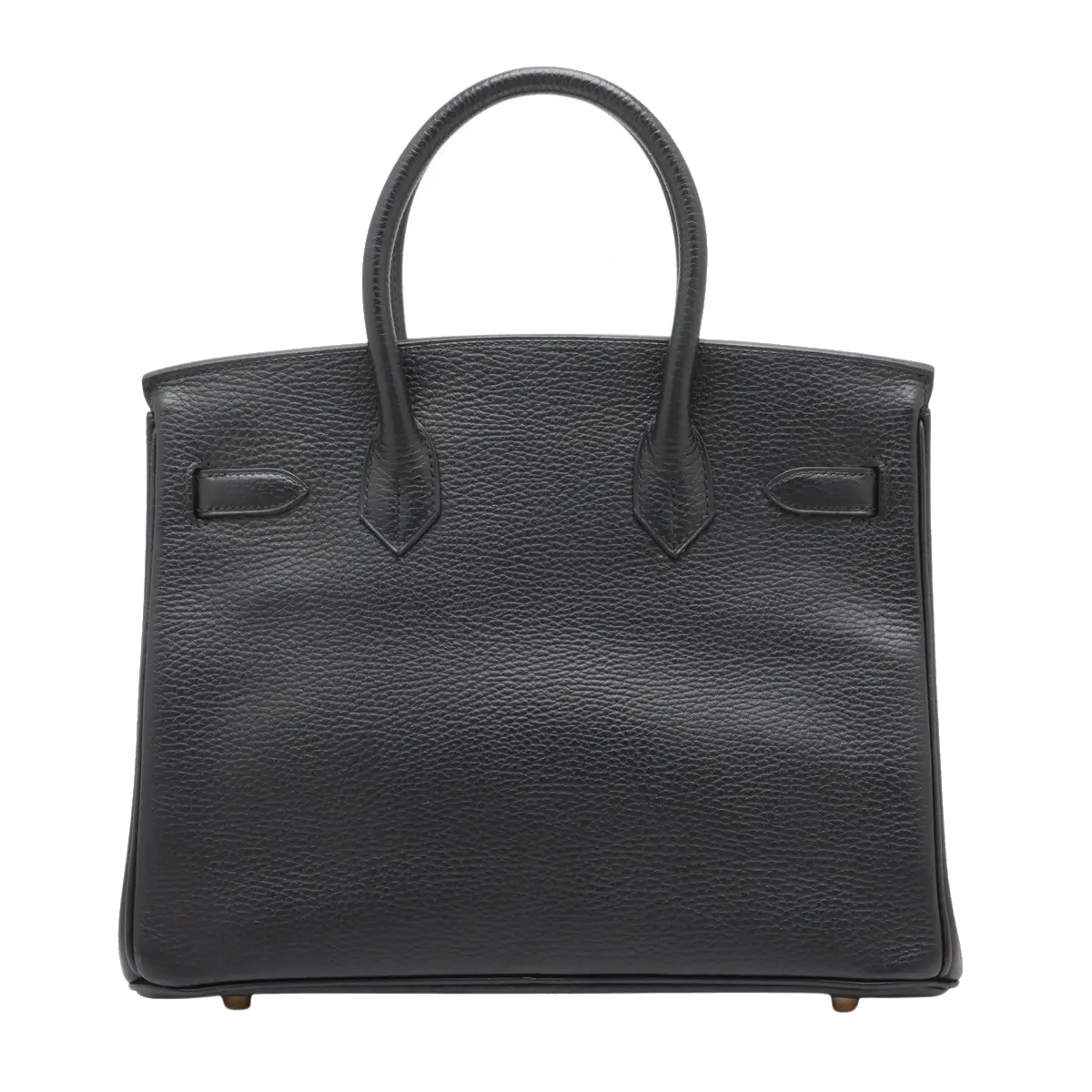 Pre-Loved Birkin Handbag Leather 30 with Gold Hardware, Black