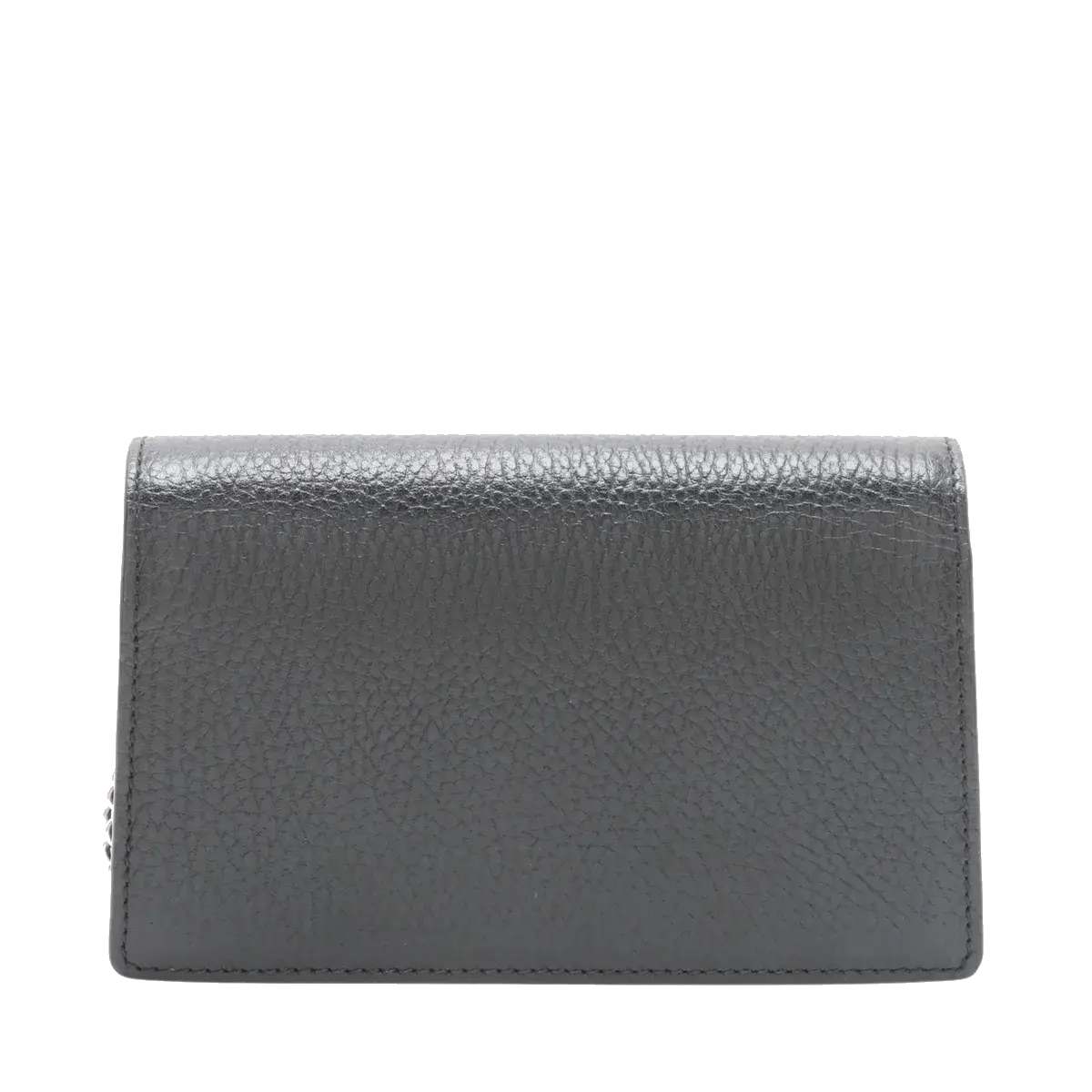 Pre-Loved Dionysus Crossbody Bag Leather Super Mini with Aged Silver Hardware, Black