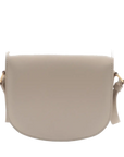 Pre-Loved Triomphe Besace Crossbody Bag Leather Small with Gold Hardware, Beige