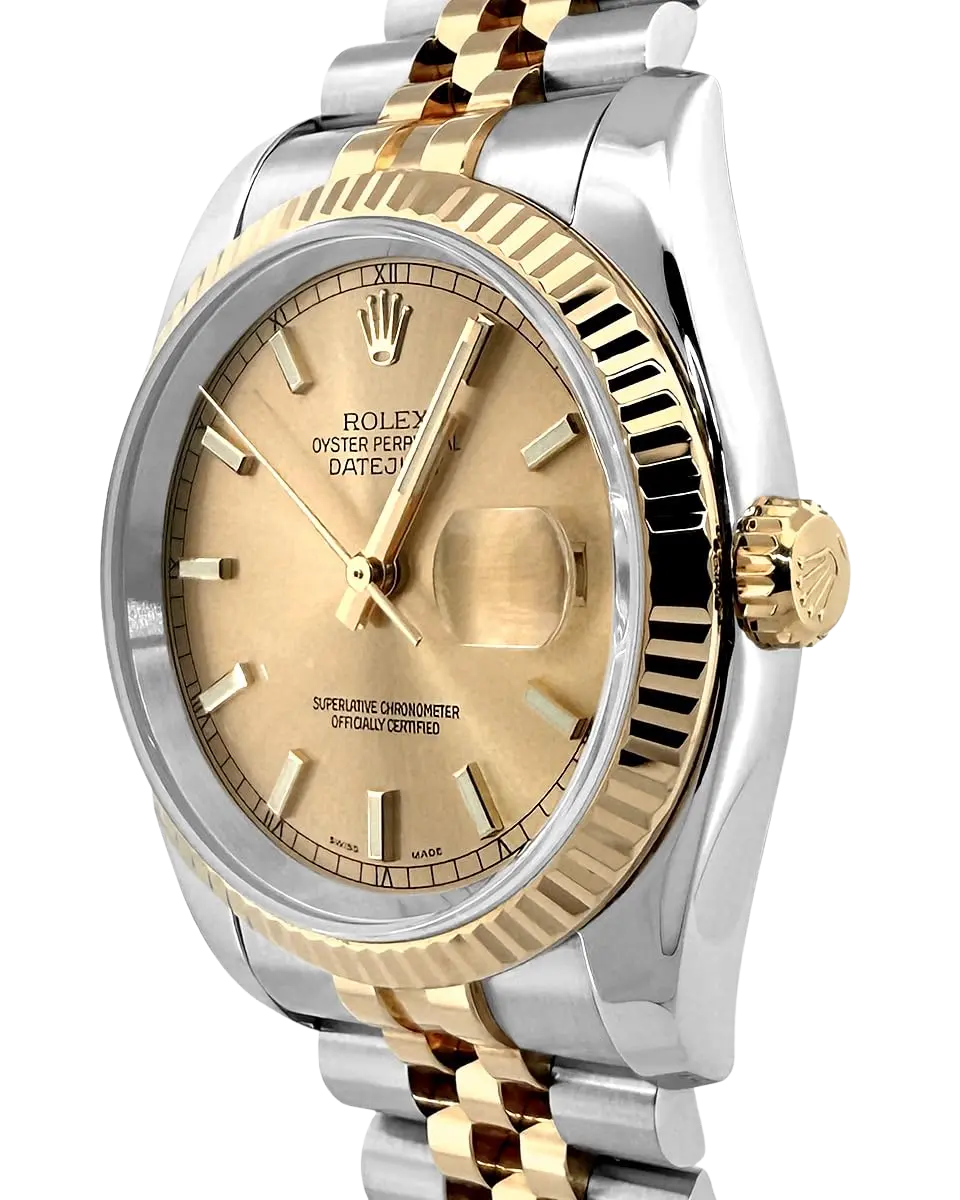 Rolex, Pre-Loved Datejust 116233, Automatic, Steel and Yellow Gold, 36
