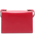 Pre-Loved Zumi Shoulder Bag Leather Small with Gold Hardware, Red