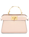 Pre-Loved Peekaboo Handbag Leather Micro with Gold Hardware, Pink