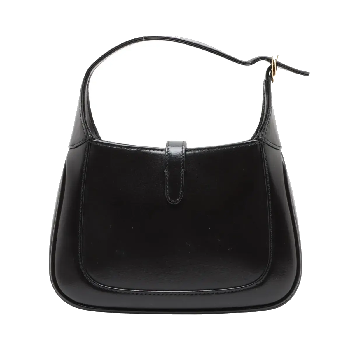 Pre-Loved Jackie 1961 Shoulder Bag Leather Mini with Gold Hardware, Black