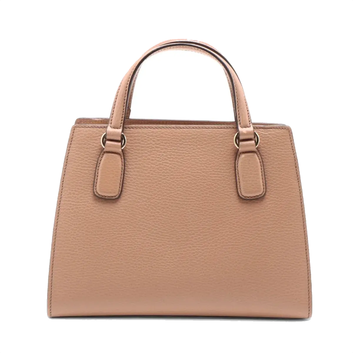 Pre-Loved Soho Tote Leather Small with Gold Hardware, Beige