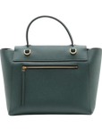 Pre-Loved Belt Bag Handbag Leather Micro with Gold Hardware, Green