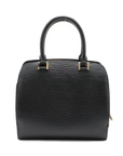 Pre-Loved Pont Neuf Handbag Leather PM with Gold Hardware, Black