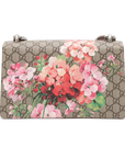 Pre-Loved Dionysus Blooms Shoulder Bag Monogram Coated Canvas Small with Aged Silver Hardware, Beige Ebony
