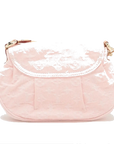 Pre-Loved Sunshine Crossbody Bag Monogram Denim Mini with Gold Hardware, Pink