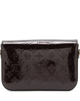 Pre-Loved Rodeo Drive Crossbody Bag Monogram Patent Leather with Gold Hardware, Amarante