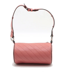 Pre-Loved Blondie Mini Barrel Shoulder Bag Leather Mini with Silver Hardware, Pink