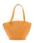 Pre-Loved Saint Jacques Shoulder Bag Leather GM with Gold Hardware, Yellow