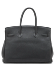 Pre-Loved Birkin Handbag Leather with Gold Hardware 30, Black