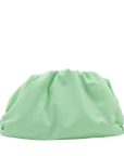 Pre-Loved The Pouch Clutch Leather with Gold Hardware, Mint Green