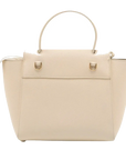 Pre-Loved Belt Bag Handbag Leather Micro with Gold Hardware, Cream