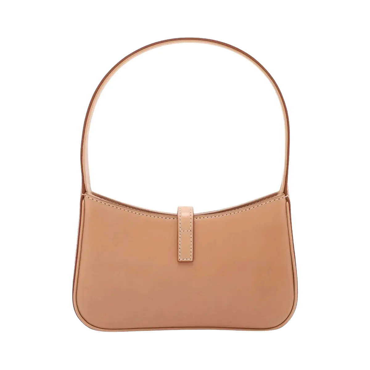 Pre-Loved Le 5 à 7 Hobo Shoulder Bag Leather Mini with Gold Hardware, Rosy Sand / Nude Pink