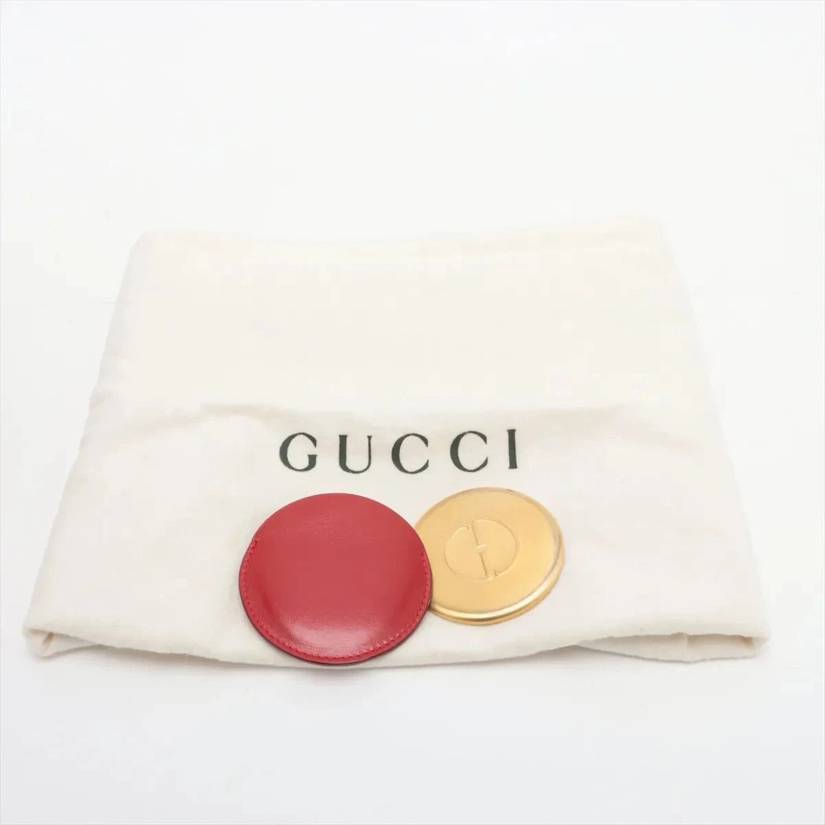 Pre-Loved Handbag Leather with Gold Hardware, Red