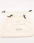 Pre-Loved Classic Box Shoulder Bag Leather Medium with Silver Hardware, Gray