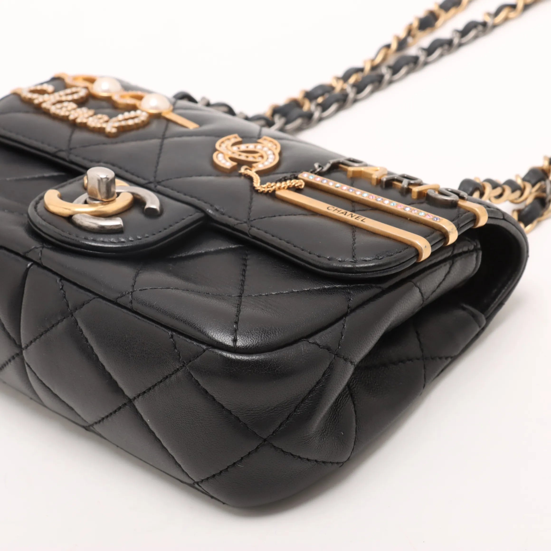 Pre-Owned Chanel Spring 2022 Coco Clips Mini Rectangular Flap Bag