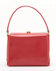 Pre-Loved Handbag Leather with Gold Hardware, Red
