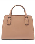 Pre-Loved Soho Tote Leather Small with Gold Hardware, Beige