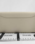 Pre-Loved Constance Long To Go Wallet Crossbody Bag Leather with Gold Hardware, Cream