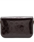Pre-Loved Rodeo Drive Crossbody Bag Monogram Patent Leather with Gold Hardware, Amarante