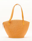Pre-Loved Saint Jacques Shoulder Bag Leather GM with Gold Hardware, Yellow