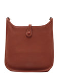 Pre-Loved Evelyne Crossbody Bag Leather PM with Palladium Hardware, Cuivre