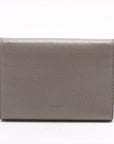 Pre-Loved Dionysus Super Mini Crossbody Bag Leather with Aged Silver Hardware, Gray