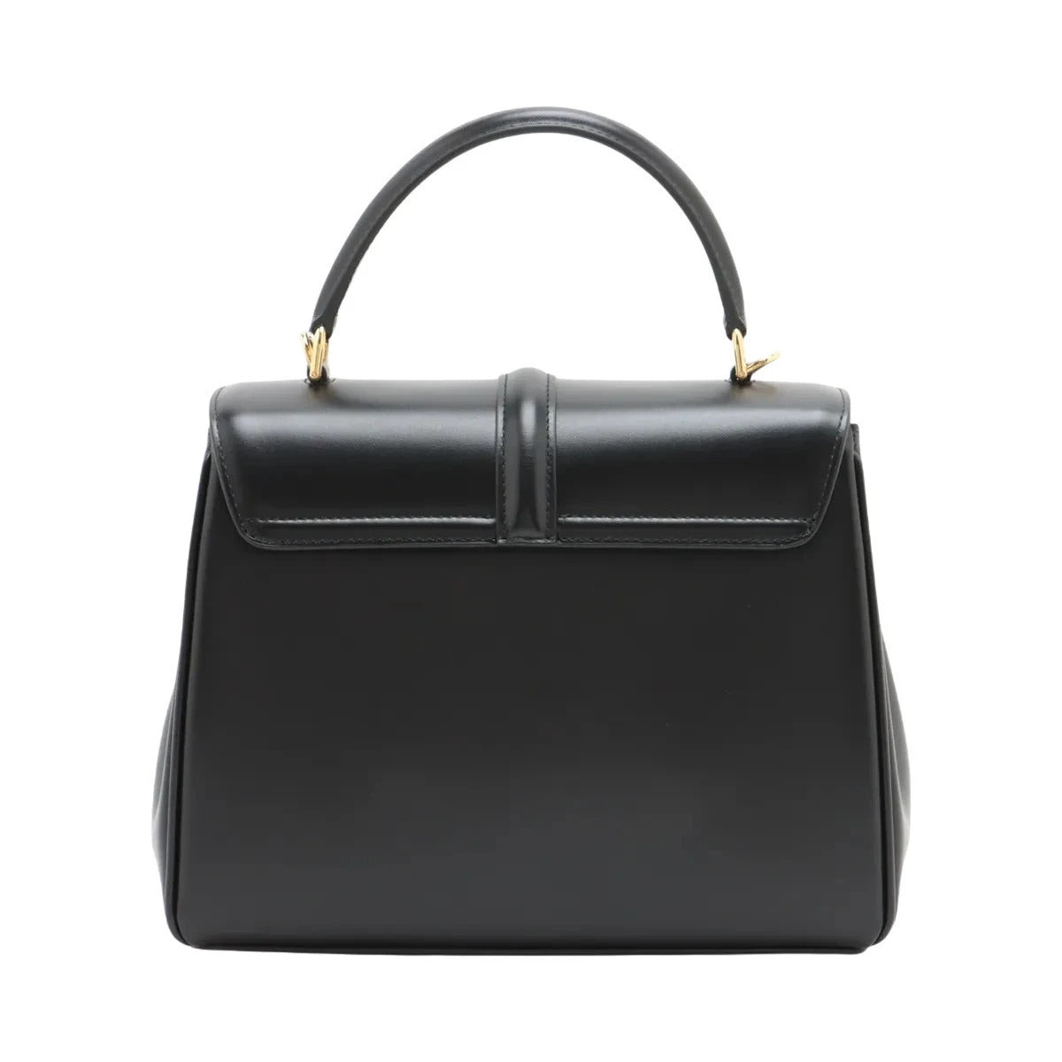 Pre-Loved 16 (Seize) Handbag Leather Small with Gold Hardware, Black