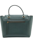 Pre-Loved Belt Bag Handbag Leather Micro with Gold Hardware, Green