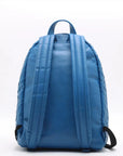 Pre-Loved Intrecciato Backpack Leather with Black Hardware, Blue