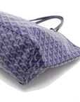 Pre-Loved Saint Louis Tote Goyardine Coated Canvas PM, Navy Blue