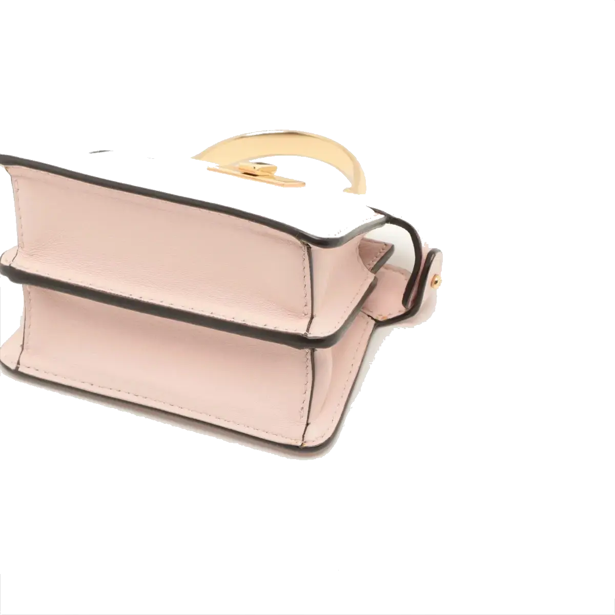 Pre-Loved Peekaboo Handbag Leather Micro with Gold Hardware, Pink