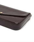 Pre-Loved Pochette Félicie Crossbody Bag Monogram Patent Leather with Gold Hardware, Amarante