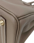 Pre-Loved Birkin Handbag Leather 30 with Gold Hardware, Etoupe