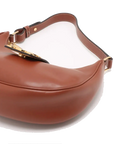 Pre-Loved Ava Triomphe Shoulder Bag Leather Small with Gold Hardware, Tan