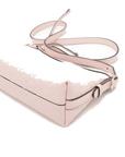 Pre-Loved Guccissima Crossbody Bag Monogram Leather Small with Gold Hardware, Light Pink