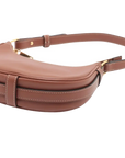 Pre-Loved Ava Shoulder Bag Leather with Gold Hardware, Tan