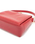 Pre-Loved Handbag Leather with Gold Hardware, Red