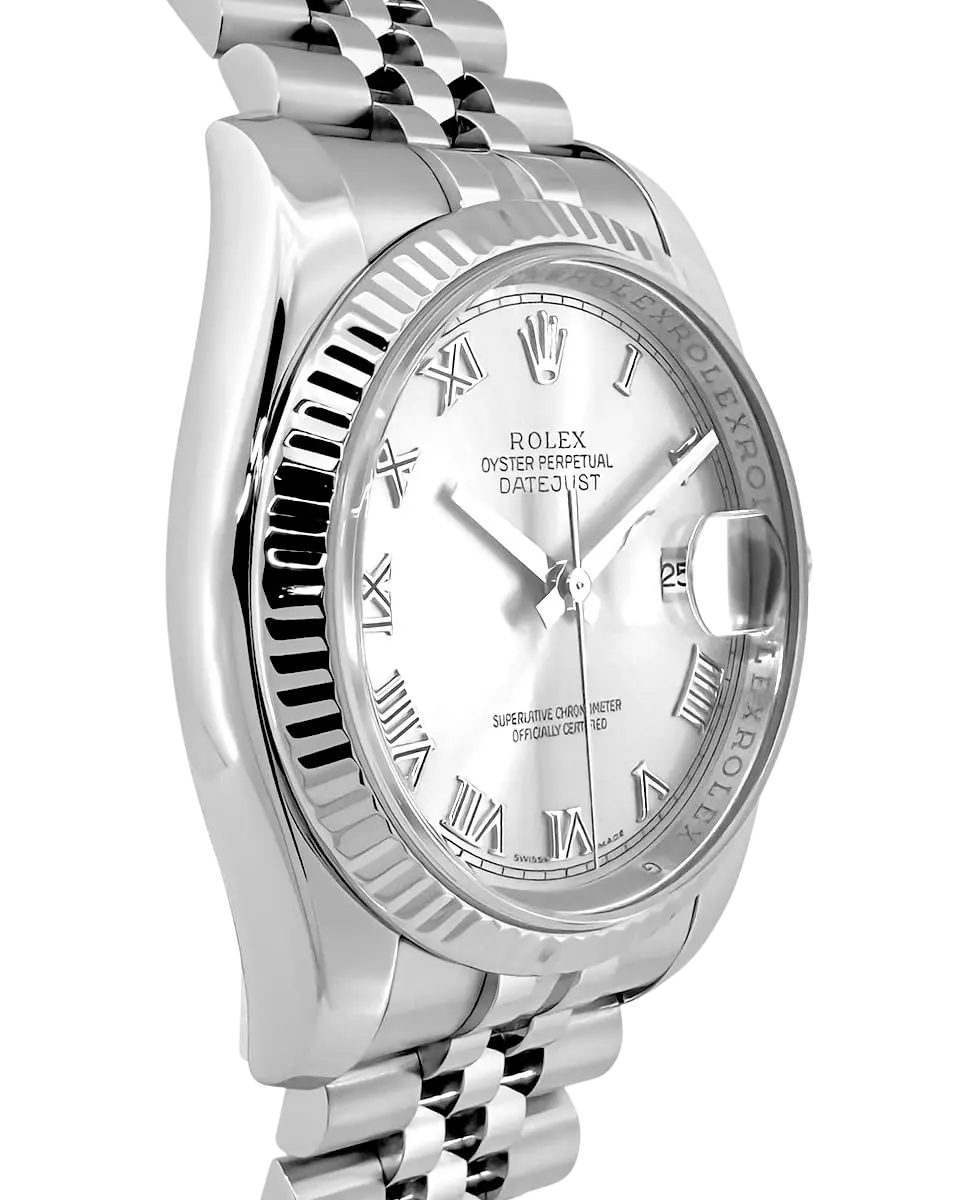 Rolex, Pre-Loved Datejust 116234, Automatic, Steel and White Gold, 36