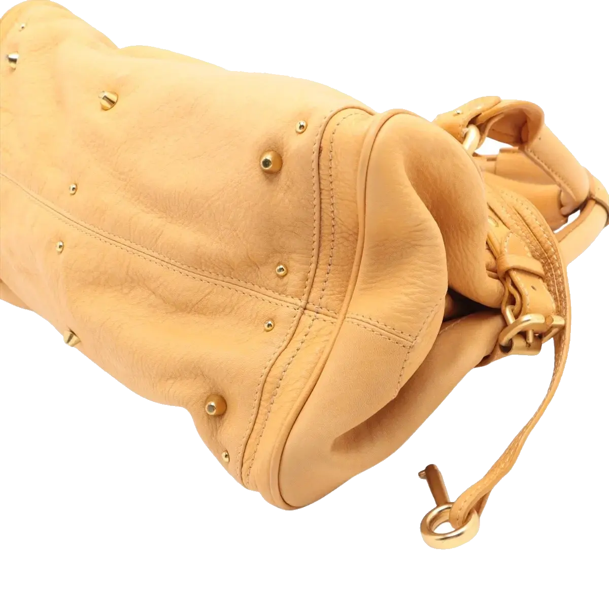 Pre-Loved Paddington Handbag Leather with Gold Hardware, Tan